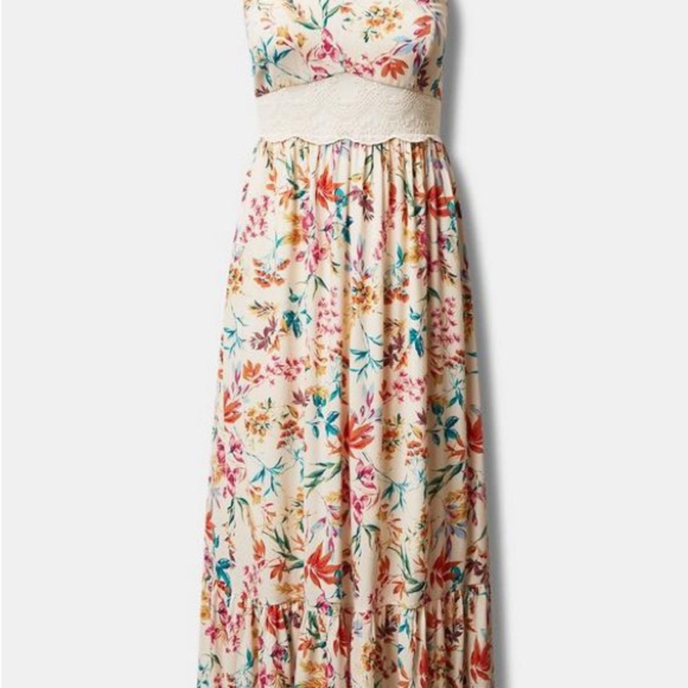Torrid Lace Insert Maxi Sundress.  Torrid size 2.